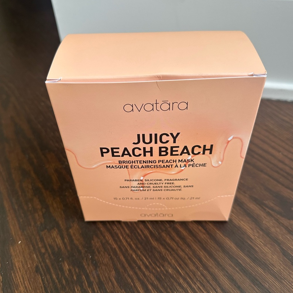 AVATARA Juicy Peach Beach Face Masks
